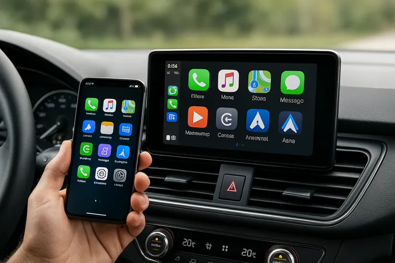 Wat is draadloos CarPlay en Android Auto?