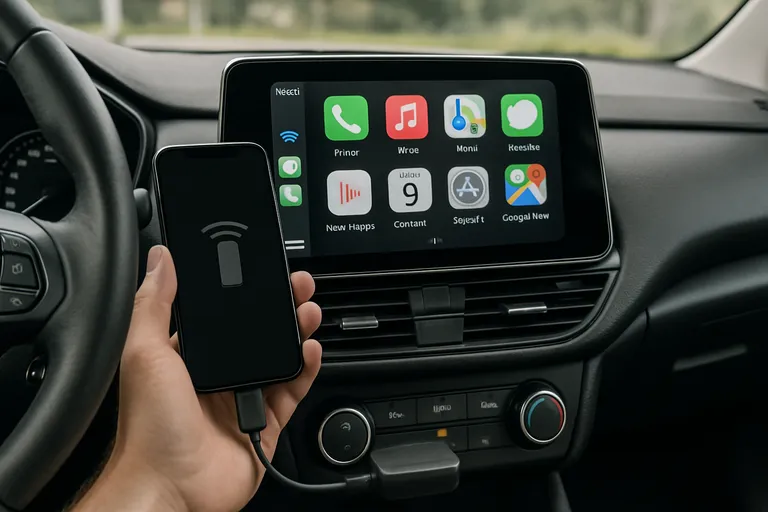 Hoe werkt een CarPlay en Android Auto dongle?